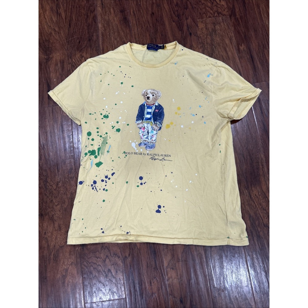 Polo by Ralph Lauren Yellow Bear Graphic Tee